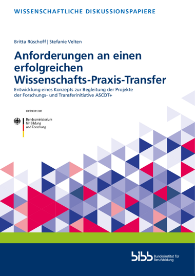 Coverbild: Anforderungen an einen erfolgreichen Wissenschafts-Praxis-Transfer