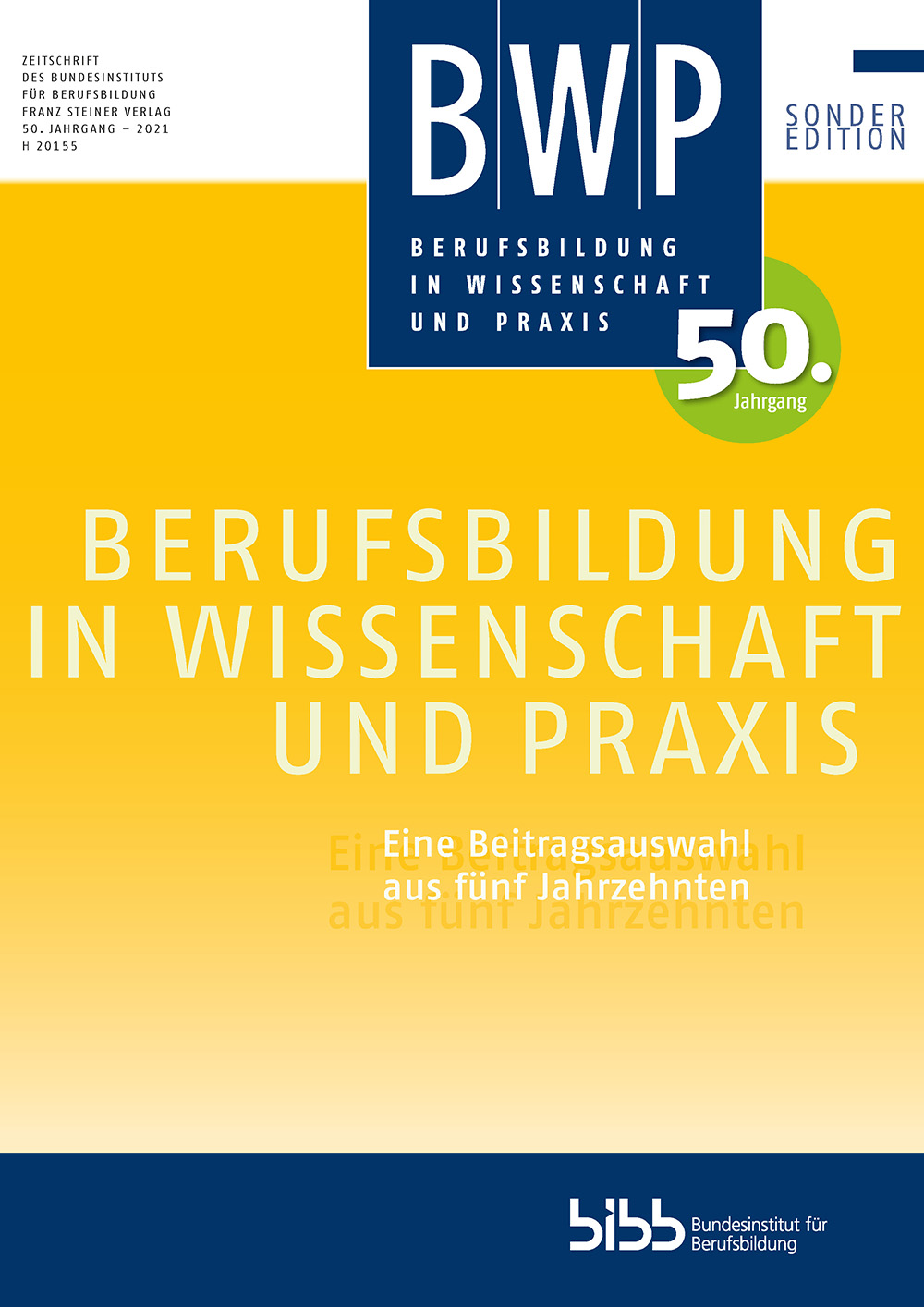 Coverbild: Sonderedition zum 50. Jahrgang