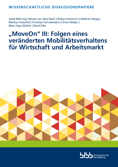Coverbild: „MoveOn“ III: Folgen eines veränderten Mobilitätsverhaltens für Wirtschaft und Arbeitsmarkt
