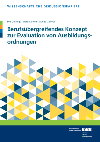 Berufsübergreifendes Konzept zur Evaluation von Ausbildungsordnungen