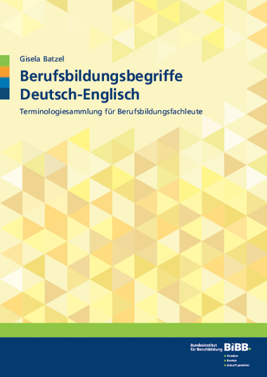 Coverbild: Berufsbildungsbegriffe Deutsch-Englisch