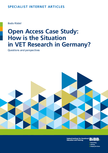 Open Access Case Study: How is the Situation in VET Research in Germany?