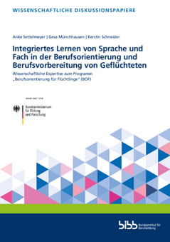Coverbild: Integriertes Lernen von Sprache und Fach in der Berufsorientierung und Berufsvorbereitung von Geflüchteten