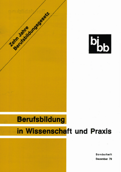 Coverbild: Exemplarische Erfassung und Auswertung von Rahmenstoffangaben der Weiterbildung zum Industriemeister