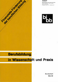 Coverbild: Die individuelle finanzielle Förderung als berufsbildungspolitisches Steuerungsinstrument - eine Problemskizze