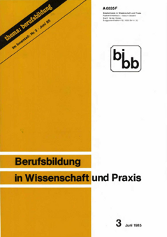 Coverbild: Berufsbildung in Teilqualifikationen