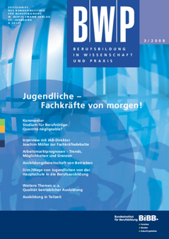 Coverbild: Ausbildungsverlauf und Übergang in Beschäftigung