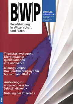 Coverbild: Die Entwicklung des Berufsbildungssystems bis zum Jahr 2020