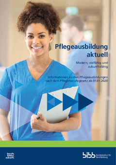 Coverbild: Broschüre Pflegeausbildung aktuell