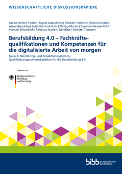 Coverbild: Berufsbildung 4.0 - Fachkräftequalifikationen und Kompetenzen für die digitalisierte Arbeit von morgen