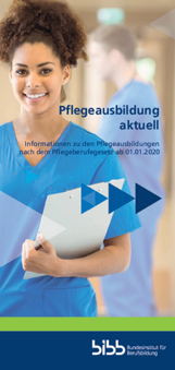 Coverbild: Flyer Pflegeausbildung aktuell