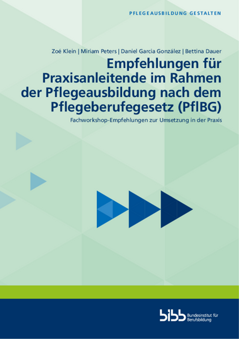 Coverbild: Empfehlungen für Praxisanleitende im Rahmen der Pflegeausbildung nach dem Pflegeberufegesetz (PflBG)