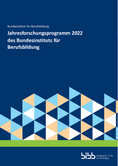 Coverbild: Jahresforschungsprogramm 2022 des Bundesinstituts für Berufsbildung