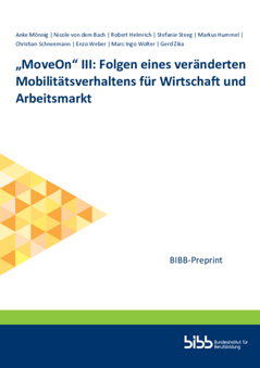 Coverbild: „MoveOn“ III: Folgen eines veränderten Mobilitätsverhaltens für Wirtschaft und Arbeitsmarkt