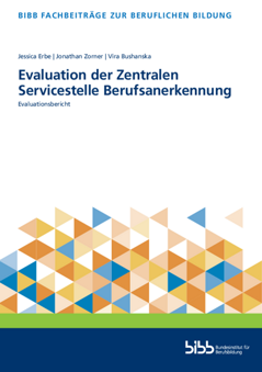 Coverbild: Evaluation der zentralen Servicestelle Berufsanerkennung
