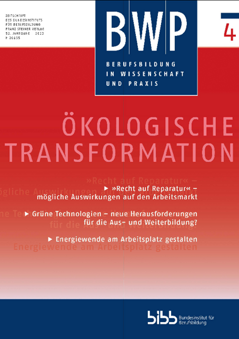 Coverbild: Die ökologische Transformation am Arbeitsplatz