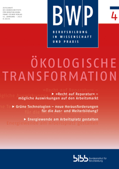 Coverbild: The significance of the hydrogen ramp-up for the labour market and vocational training in Germany