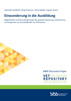 Coverbild: Einwanderung in die Ausbildung: Möglichkeiten und Herausforderungen der gezielten Gewinnung, Vorbereitung und Integration von Auszubildenden aus Drittstaaten