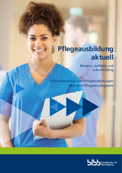 Coverbild: Broschüre Pflegeausbildung aktuell