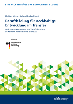 Coverbild: Berufsbildung für nachhaltige Entwicklung im Transfer