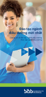 Coverbild: Flyer Pflegeausbildung aktuell (vietnamesisch)