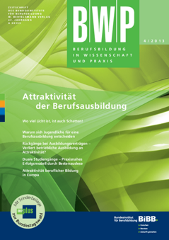 Coverbild: Young people in training - occupational preferences and further career plans