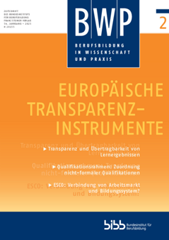 Coverbild: Über die Transparenz von formalen Qualifikationen hinausdenken