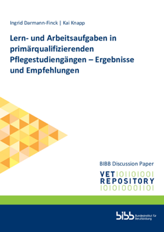 Coverbild: Lern- und Arbeitsaufgaben in primärqualifizierenden Pflegestudiengängen : Ergebnisse und Empfehlungen