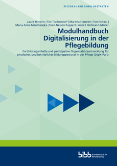 Coverbild: Modulhandbuch Digitalisierung in der Pflegebildung