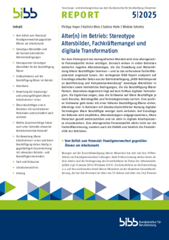 Coverbild: Alter(n) im Betrieb: Stereotype Altersbilder, Fachkräftemangel und digitale Transformation