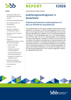 Coverbild: Ausbildungsmarktregionen in Deutschland