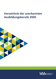 Coverbild: Verzeichnis der anerkannten Ausbildungsberufe 2026