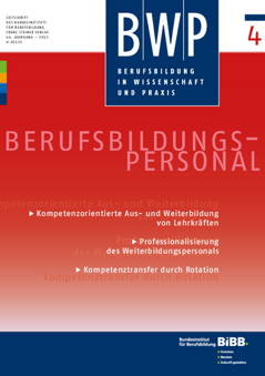 Coverbild: Continuing vocational teacher training for company-based tutors