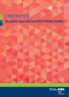 Coverbild: Checkliste - Qualität beruflicher WEITERBILDUNG