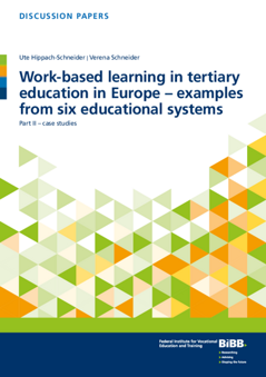 Coverbild: Work-based learning in tertiary education in Europe – examples from six educational systems
