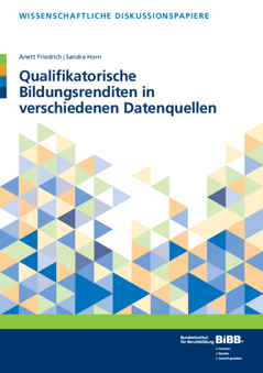 Coverbild: Qualifikatorische Bildungsrenditen in verschiedenen Datenquellen