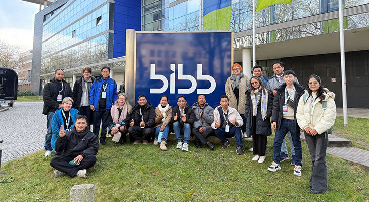 Cambodian teachers of technical education during their internship in Bonn at the BIBB