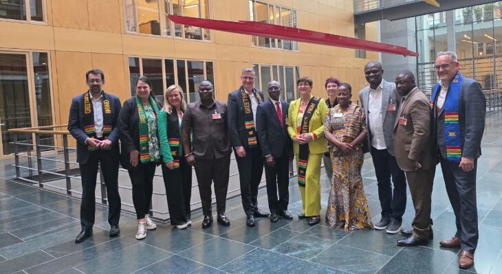 Visit by members of the Ghanaian delegation to the German Bundestag