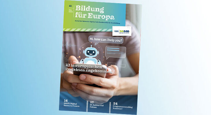 Cover des Journals "Bildung f&uuml;r Europa" - Ausgabe Februar 2026