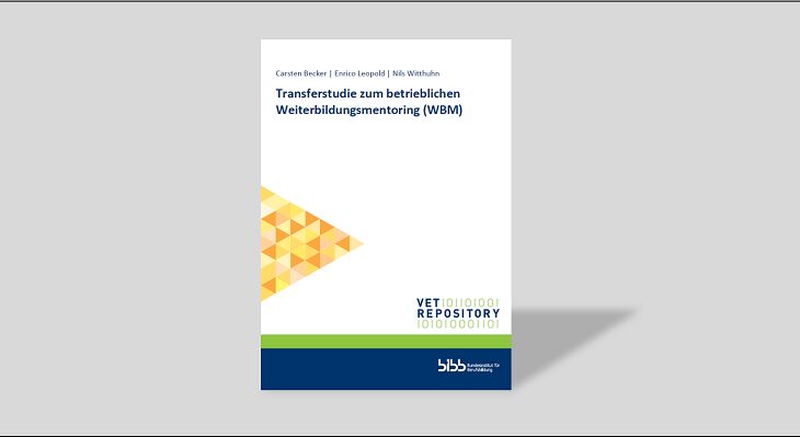 Cover der Transferstudie zum betrieblichen Weiterbildungsmentoring (WBM)