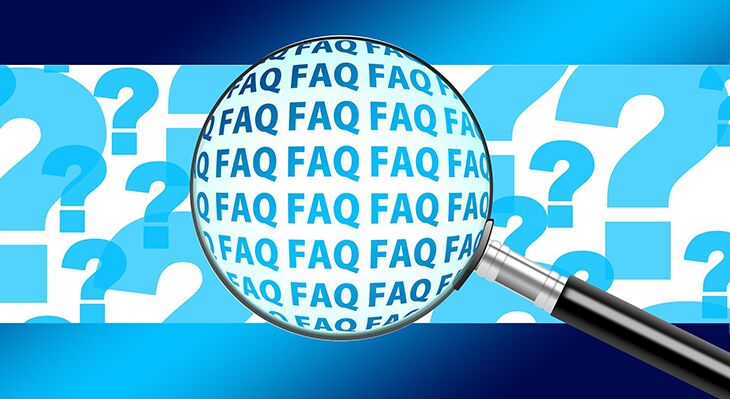 Symbolbild Frequently Asked Questions (FAQ)