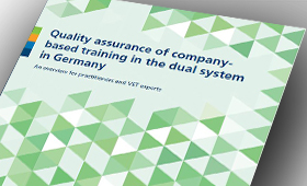 Quality assurance of company-based training in the dual system in Germany