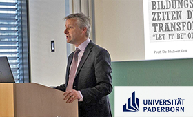 Professor Ertl delivers inaugural lecture at Paderborn University