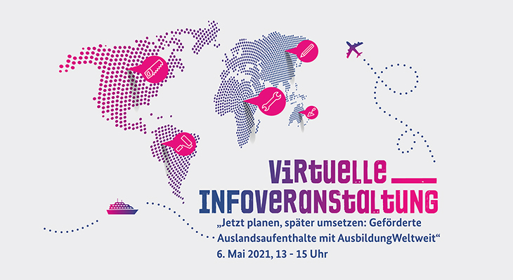 Virtuelle Infoveranstaltung zu AusbildungWeltweit