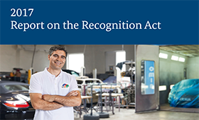 The 2017 Report on the Recognition Act is now available in English