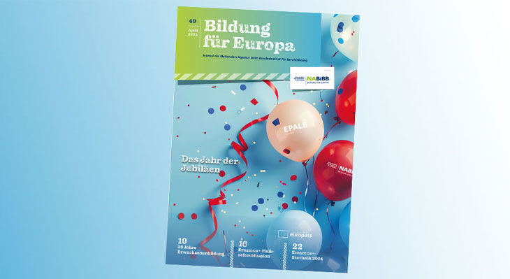 Cover des Journals "Bildung für Europa" - Ausgabe April 2025