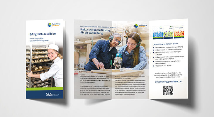 BIBB Flyer Publikationsreihe Ausbildung gestalten