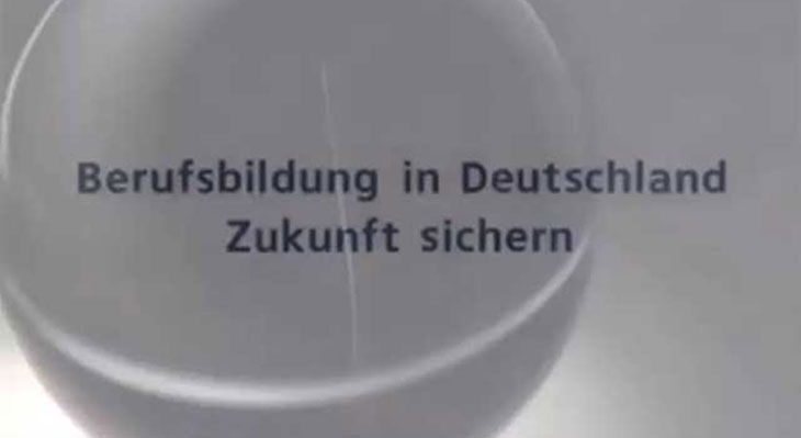 Vorschaubild mit dem Titel des Films Berufsbildung in Deutschland aus dem Jahr 2008